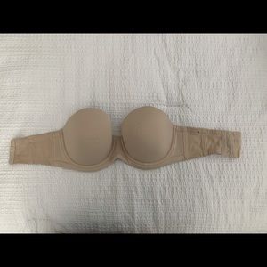 Nude/Tan Strapless Bra - 32DDD